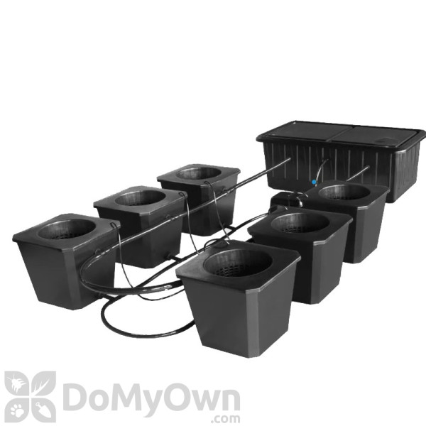 6 - Site Bubble Flow Buckets Hydroponic Grow System