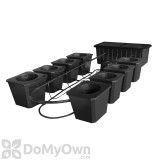 8 - Site Bubble Flow Buckets Hydroponic Grow System
