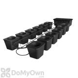 12 - Site Bubble Flow Buckets Hydroponic Grow System