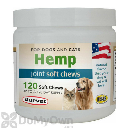 Durvet Hemp Joint Soft Chews - 120 ct