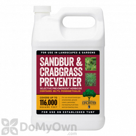 Ike's Sandbur and Crabgrass Preventer - Gallon CASE