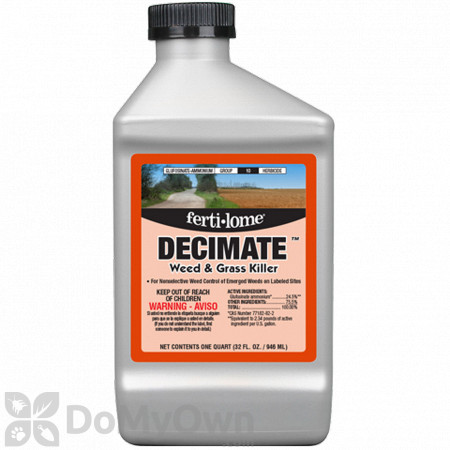 Fertilome Decimate Weed and Grass Killer - Quart