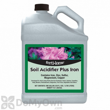 Fertilome Soil Acidifier Plus Iron - Gallon