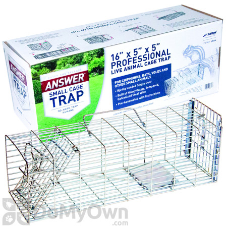 JT Eaton Answer Cage Trap for Chipmunks, Rats, Voles, and Smaller Animals (497N)