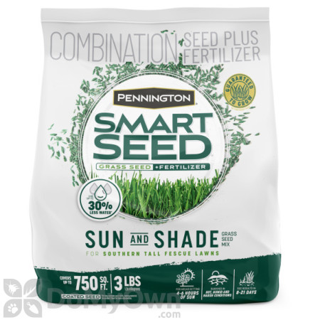 Pennington Smart Seed Sun and Shade Tall Fescue Mix for Southern Lawns
