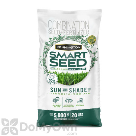 Pennington Smart Seed Sun and Shade Tall Fescue Mix for Southern Lawns - 20 lb.