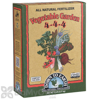 image of Down To Earth All Natural Vegetable Garden Fertilizer 4-4-4