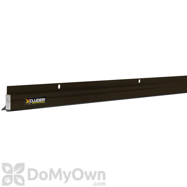 Xcluder 36 in. Low-Profile Door Sweep, Dark Bronze, Seals Out rodents & Pests, Enhanced Weather Sealing, Easy to Install; Door Seal Rodent Guard;