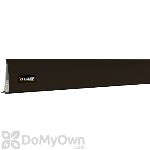 Xcluder Versa - Line Door Sweep with Cover Anodized Bronze Finish