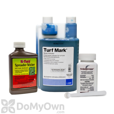SedgeHammer Herbicide Kit with Surfactant and Spray Indicator Dye