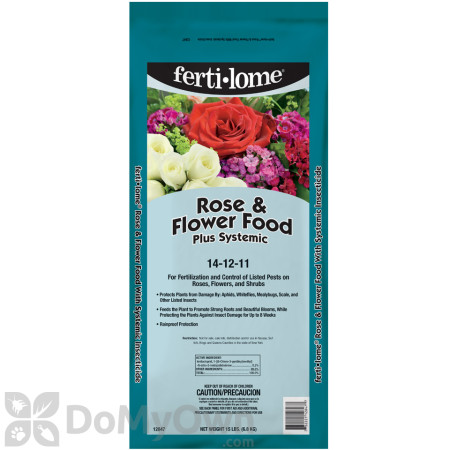 Fertilome Rose and Flower Food Plus Systemic 14-12-11 15 lb.