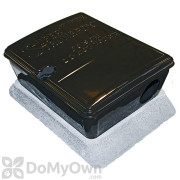 JT Eaton Super Strongbox Black Powder Coated Tamper - Resistant Bait Station with Paver