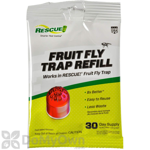 Trap ZendoZones Fruit Fly Trap, attractant refill, JT Eaton