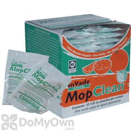 Invade Mop Clean - Case (32 x 4oz. pouches)