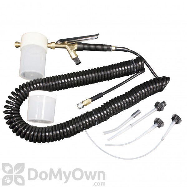 6 Foot Polyurethane Plastic Airbrush Hose with Standard 1/8 Size Fittings  on Both Ends