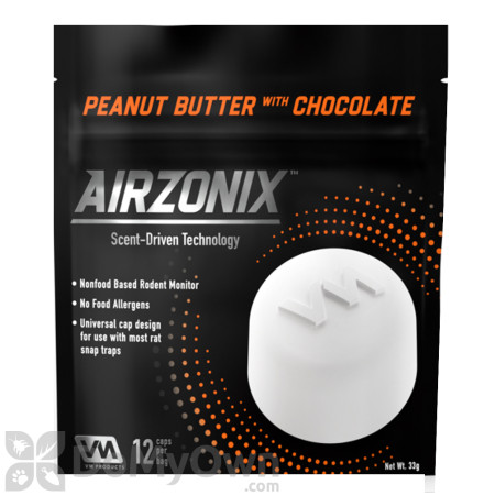 Airzonix Rodent Monitors Peanut Butter with Chocolate Scent