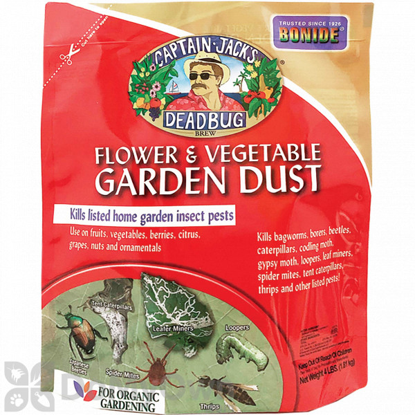 Captain Jacks Deadbug Brew Flower and Vegetable Garden Dust 4 lb
