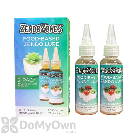 Zendo Lure Refills for ZendoZones Fruit Fly Succulent Traps (2 pack)