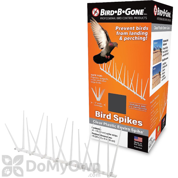 Bird B Gone Envirospike Plastic Bird Spikes - 50 Feet