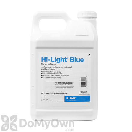 Hi - Light Blue Vegetation Management Spray Indicator - 2.5 Gallon