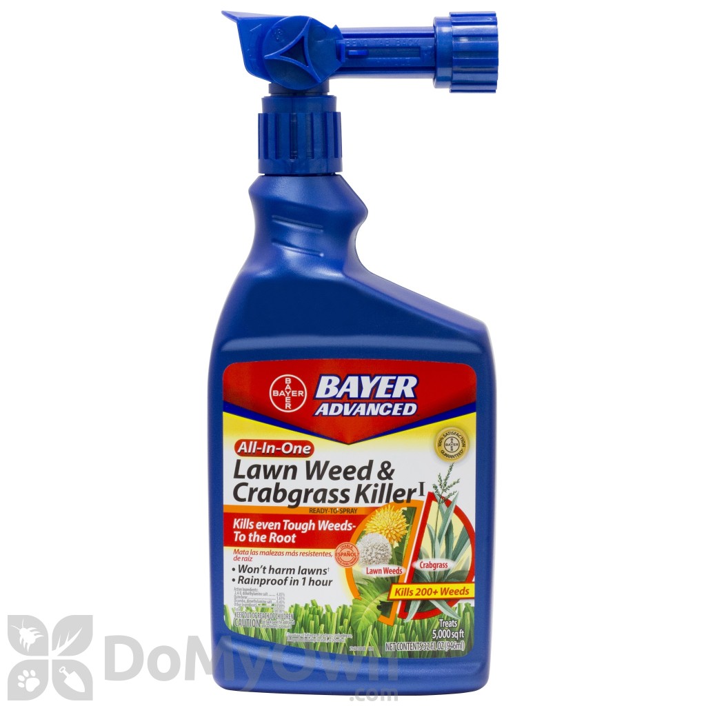 Bayer Advanced AllInOne Lawn Weed and Crabgrass Killer RTS