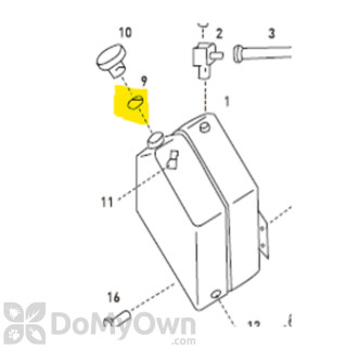 image of VectorFog H200SF-SS Thermal Fogger Fuel Tank O-Ring