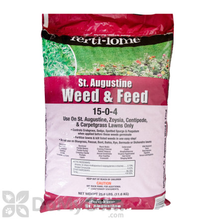 Fertilome St. Augustine Weed & Feed 15-0-4 - 25.6 lb.