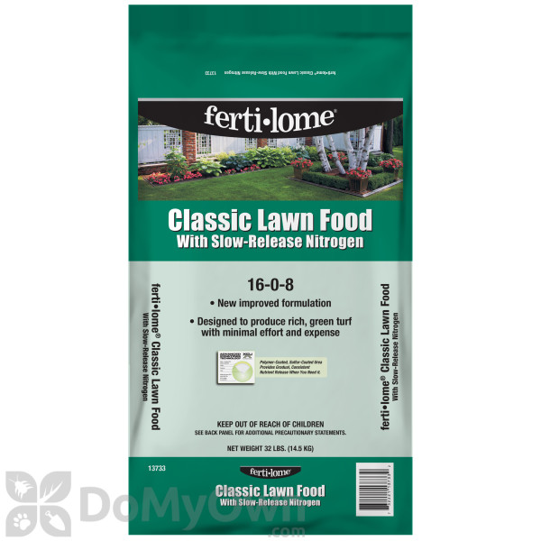 Ferti-lome Classic Lawn Food 16 - 0 - 8 with Slow - Release Nitrogen - 32 lb.