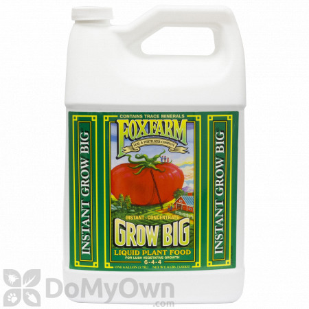 FoxFarm Grow Big Liquid Plant Food 6-4-4 - CASE (4 gallons)