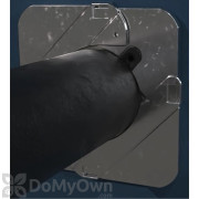 X-Plate Universal Escutcheon Plate - Unfinished - Fits Pipes from .5" to 3" Outside Diameter