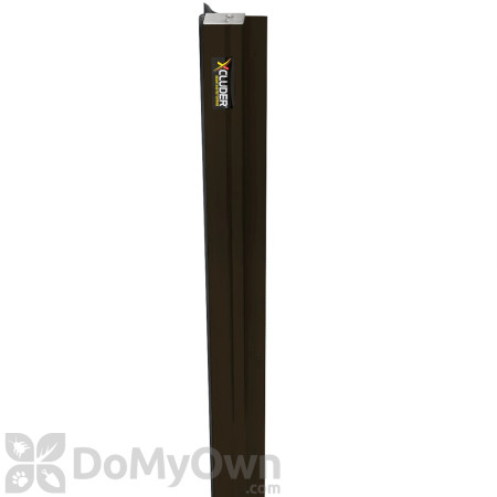 Xcluder Vertical Door Seals - 96 in. (2 x 48 in. sections) - Bronze