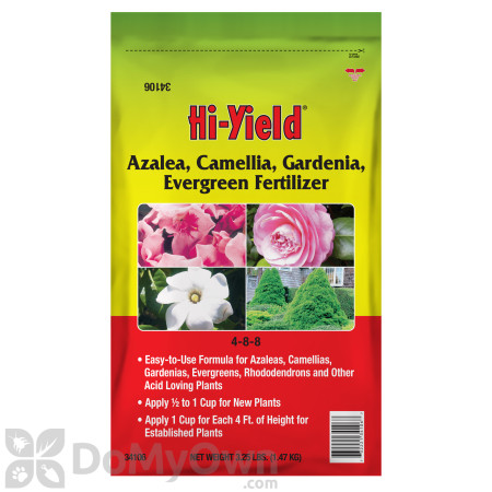 Hi-Yield Azalea, Camellia, Gardenia, Evergreen Fertilizer 4-8-8 3.25 lb.