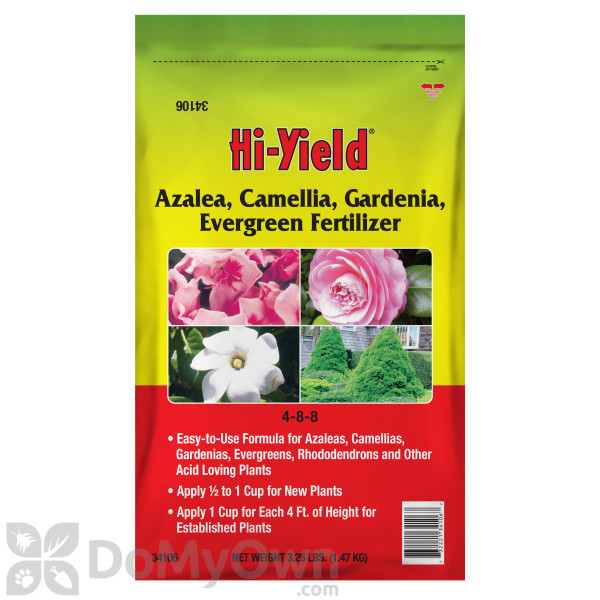 Hi-Yield Azalea, Camellia, Gardenia, Evergreen Fertilizer 4-8-8 3.25 lb.