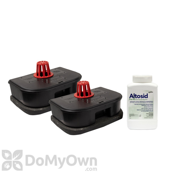 MosquitoCon Water-Holding Receptacle + Altosid Larvicide Kit