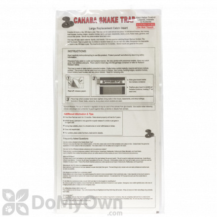 Cahaba Snake Trap Replacement Glue Insert - Large