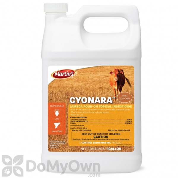 Martins Cyonara Lambda Pour-On Topical Insecticide Gallon