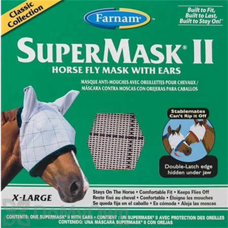Farnam SuperMask II Horse Fly Mask with Ears - X-Large