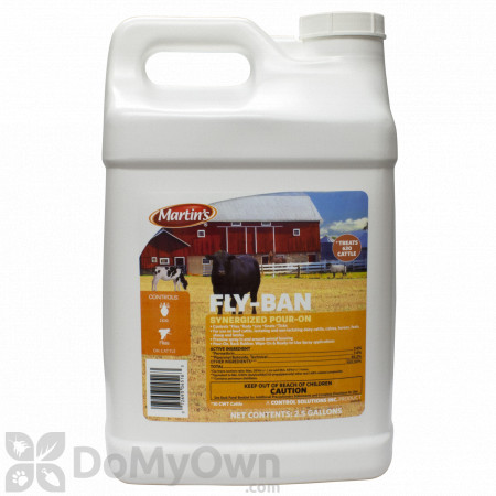 Martins Fly-Ban Synergized Pour-On 2.5 Gallons