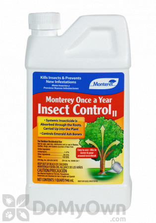 Monterey Once A Year Insect Control II - CASE (12 quarts)