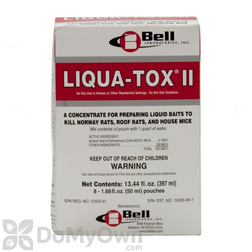 Liqua Tox Ii Liquatox Liqua Tox Rat Mouse Bait Free Shipping