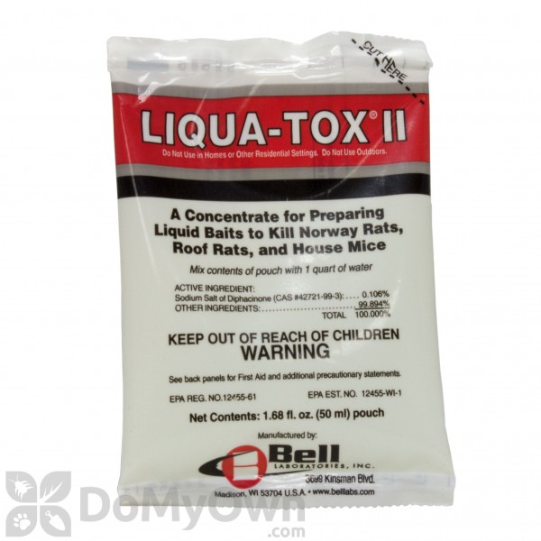 Liqua Tox Ii Liquatox Liqua Tox Rat Mouse Bait Free Shipping