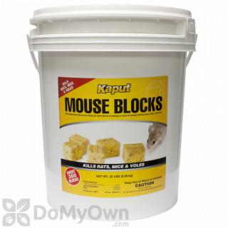 image of Kaput Mouse Blocks Rodenticide - 22 lbs
