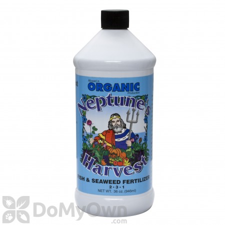 Neptune\'s Harvest Organic Fish/Seaweed Blend Fertilizer - CASE (12 x 36 oz. bottles)