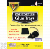 Revenge Baited Glue Trays for Mice - 4 pack