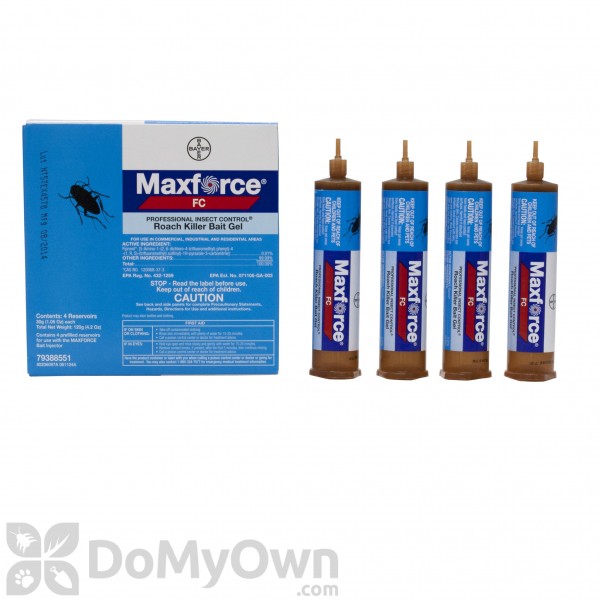 Maxforce FC Select Roach Bait Gel 4x30gm Syringe
