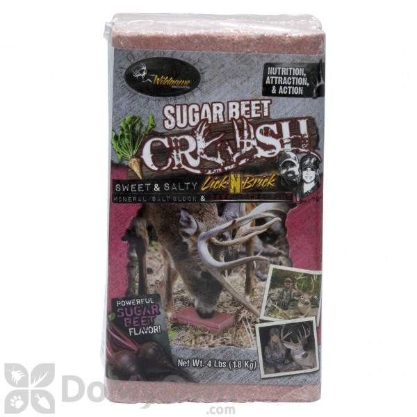 Sugar Beet Crush Lick-N-Brick Block - CASE (6 x 4 lb blocks)