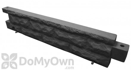 Garden Wizard 4ft Stone Wall - Dark Granite