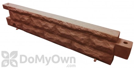 Garden Wizard 4ft Stone Wall - Red Brick