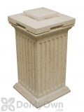 Savannah Column Storage and Waste Bin - Sandstone