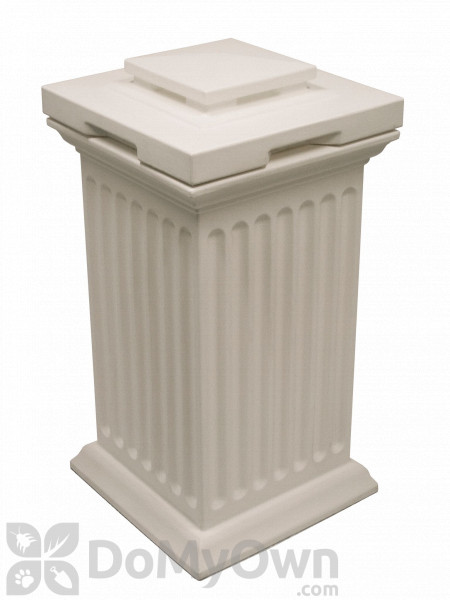 Savannah Column Storage and Waste Bin